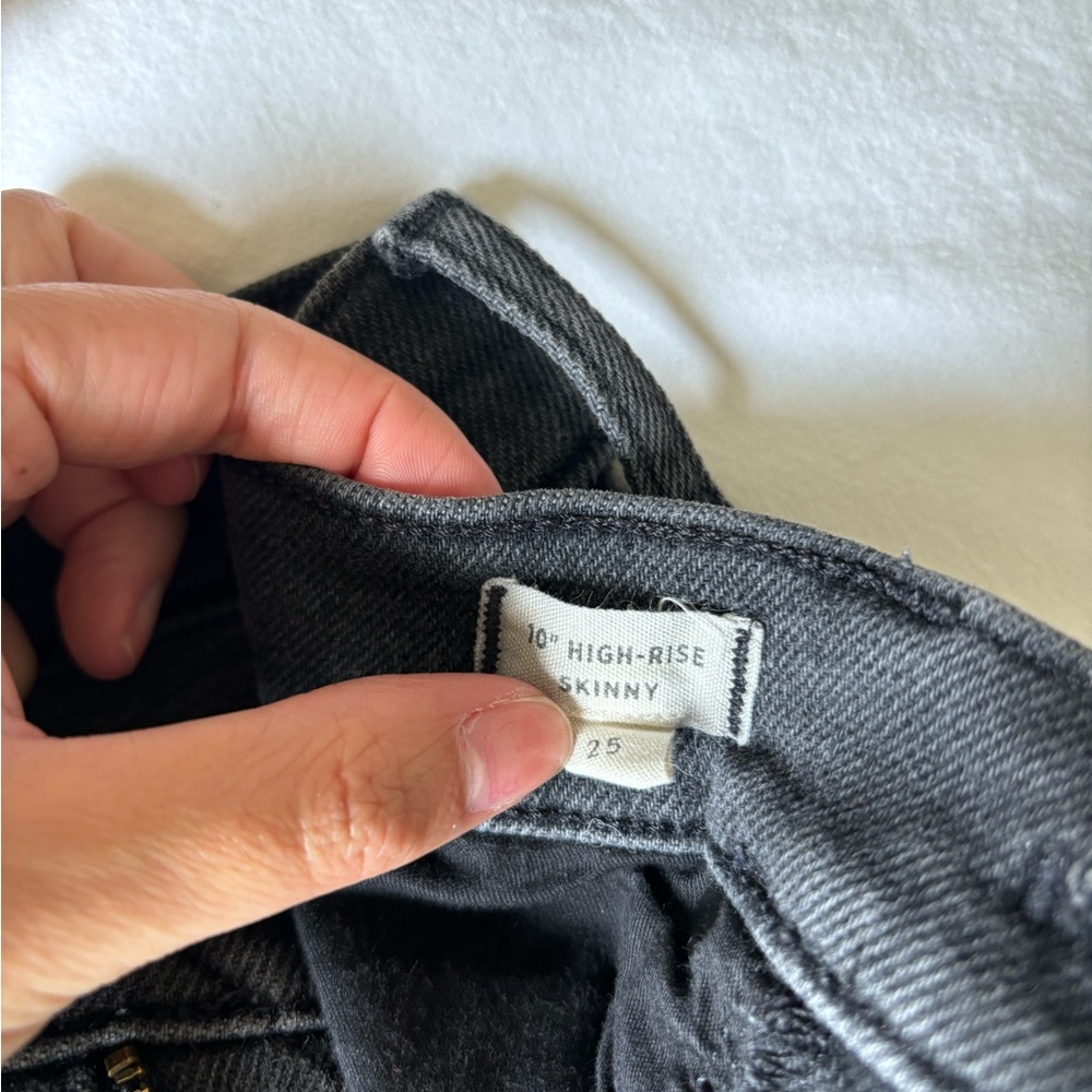 Madewell high rise skinny jeans